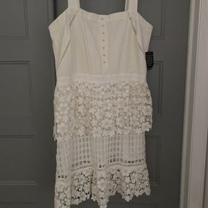 Boston Proper Size 18 Ivory Dress